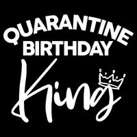 Quarantine Birthday King Zip Tote Bag