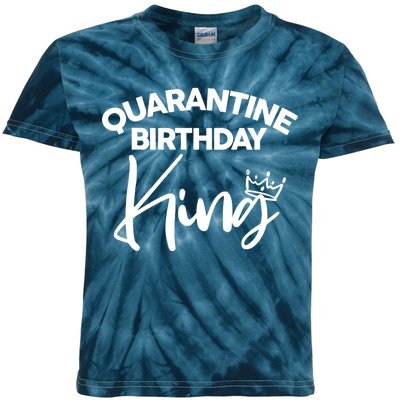 Quarantine Birthday King Kids Tie-Dye T-Shirt