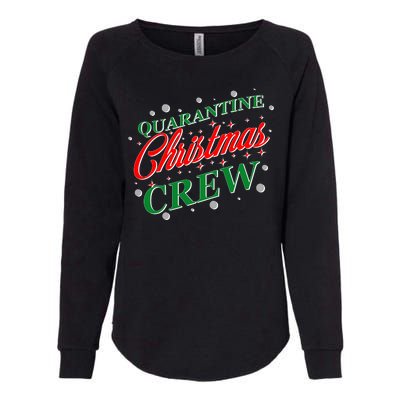 Quarantine Christmas Crew Matching Family Womens California Wash Sweatshirt