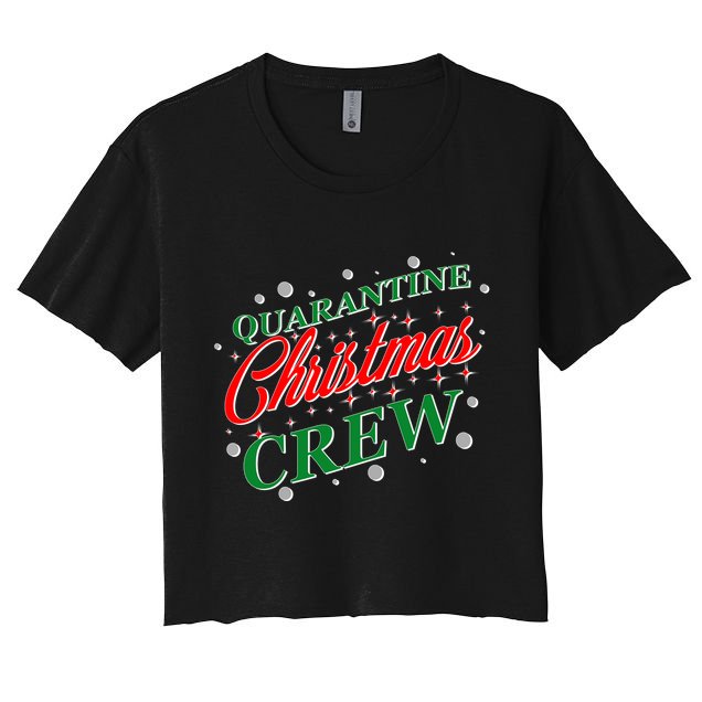 Quarantine Christmas Crew Matching Family Crop Top