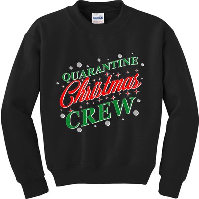 Quarantine Christmas Crew Matching Family Kids Sweatshirt