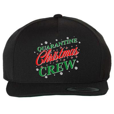 Quarantine Christmas Crew Matching Family Wool Snapback Cap