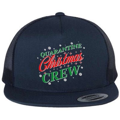 Quarantine Christmas Crew Matching Family Flat Bill Trucker Hat