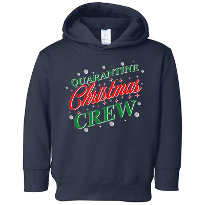 Quarantine Christmas Crew Matching Family Toddler Hoodie