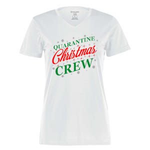 Quarantine Christmas Crew Matching Family Women's Momentum V-Neck T-Shirt