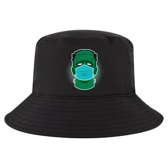 Quarantine Frankenstein With Mask Cool Comfort Performance Bucket Hat