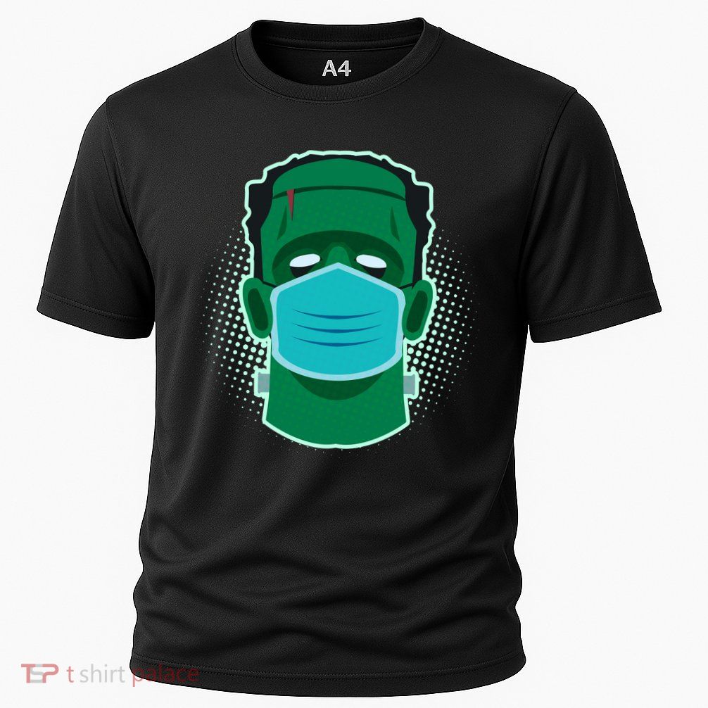 Quarantine Frankenstein With Mask Performance Shirt