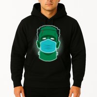 Quarantine Frankenstein With Mask Hoodie