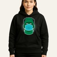 Quarantine Frankenstein With Mask Hoodie