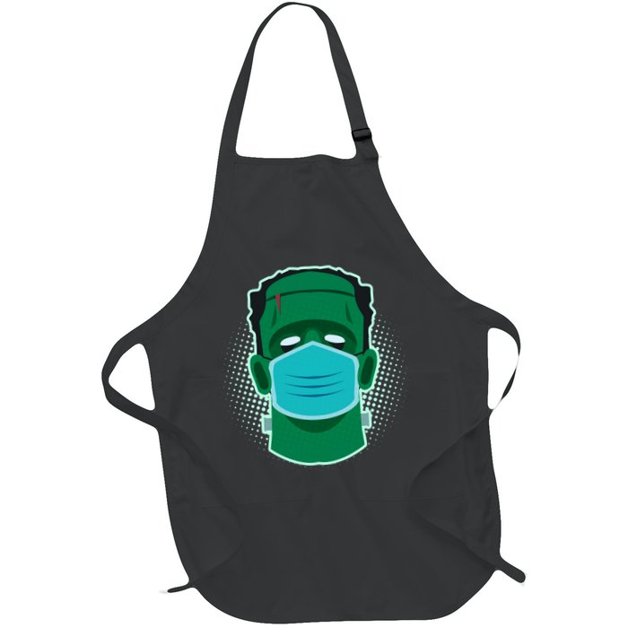 Quarantine Frankenstein With Mask Apron