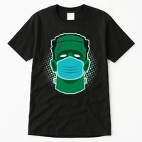 Quarantine Frankenstein With Mask Tall T-Shirt