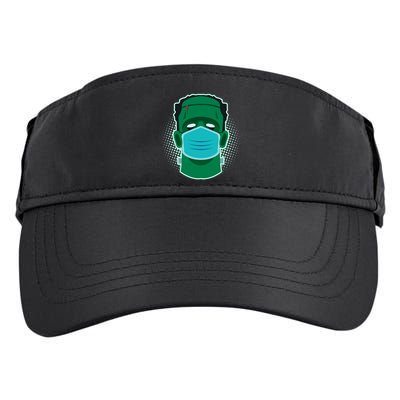 Quarantine Frankenstein With Mask Adult Drive Performance Visor
