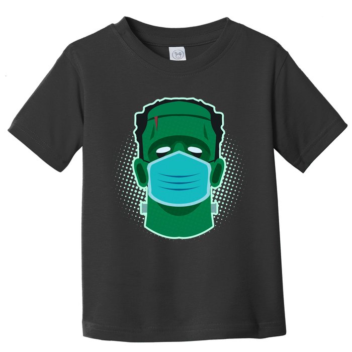 Quarantine Frankenstein With Mask Toddler T-Shirt