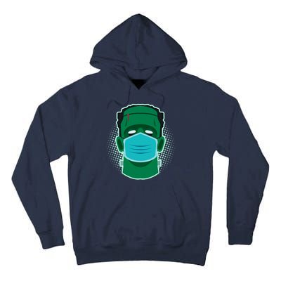 Quarantine Frankenstein With Mask Tall Hoodie