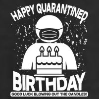 Quarantined Birthday Good Luck Blowing Out The Candles Cool Comfort Performance Bucket Hat