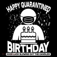 Quarantined Birthday Good Luck Blowing Out The Candles Visor