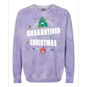 Quarantined Christmas Colorblast Crewneck Sweatshirt