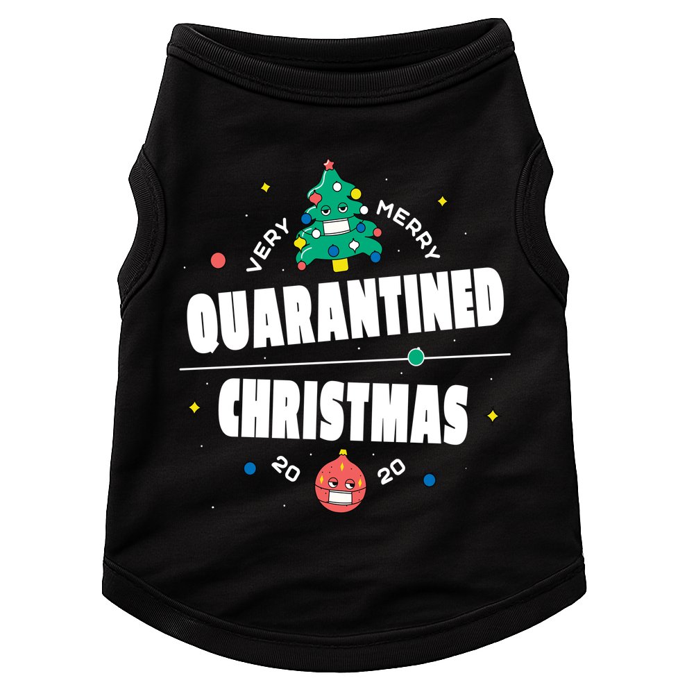 Quarantined Christmas Doggie Tank