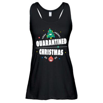 Quarantined Christmas Ladies Essential Flowy Tank