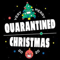 Quarantined Christmas Flat Bill Trucker Hat