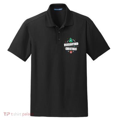Quarantined Christmas Dry Zone Grid Polo