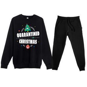 Quarantined Christmas Premium Crewneck Sweatsuit Set