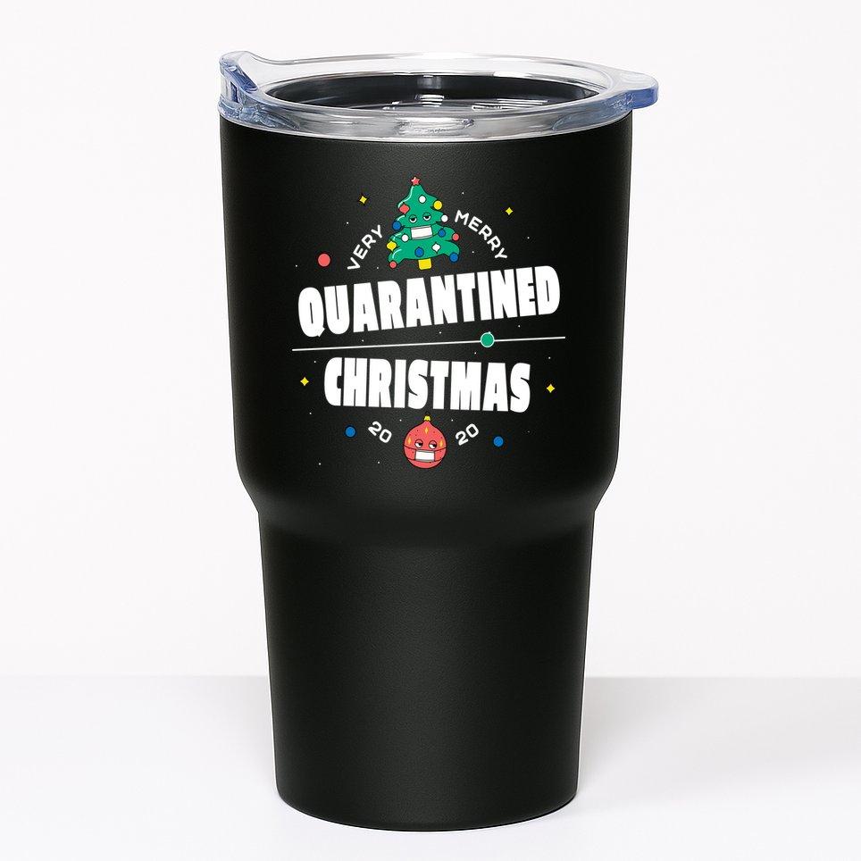 Quarantined Christmas Tumbler