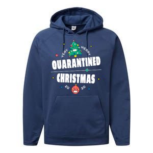 Quarantined Christmas Performance Fleece Hoodie