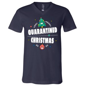 Quarantined Christmas V-Neck T-Shirt