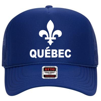 Quebec High Crown Mesh Back Trucker Hat