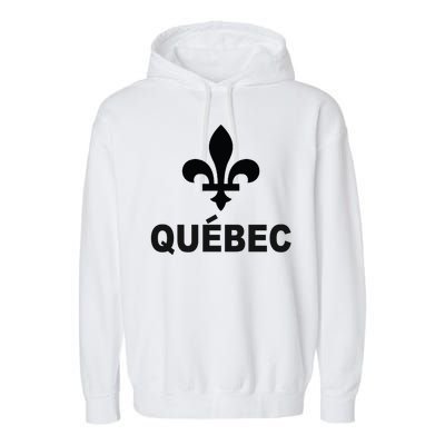 Quebec Garment-Dyed Fleece Hoodie