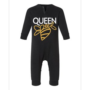 Queen Bee  Infant Fleece One Piece