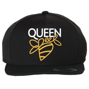 Queen Bee  Wool Snapback Cap