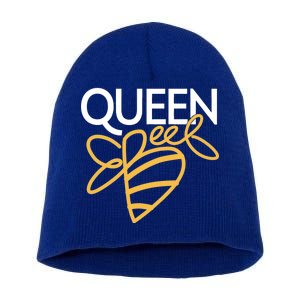 Queen Bee  Short Acrylic Beanie