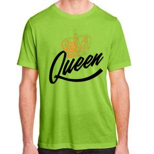 Queen Gold Crown  Adult ChromaSoft Performance T-Shirt