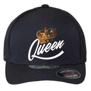 Queen Gold Crown  Flexfit Unipanel Trucker Cap