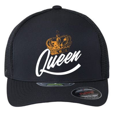 Queen Gold Crown  Flexfit Unipanel Trucker Cap