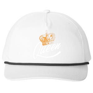 Queen Gold Crown  Snapback Five-Panel Rope Hat