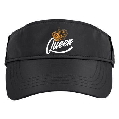 Queen Gold Crown  Adult Drive Performance Visor