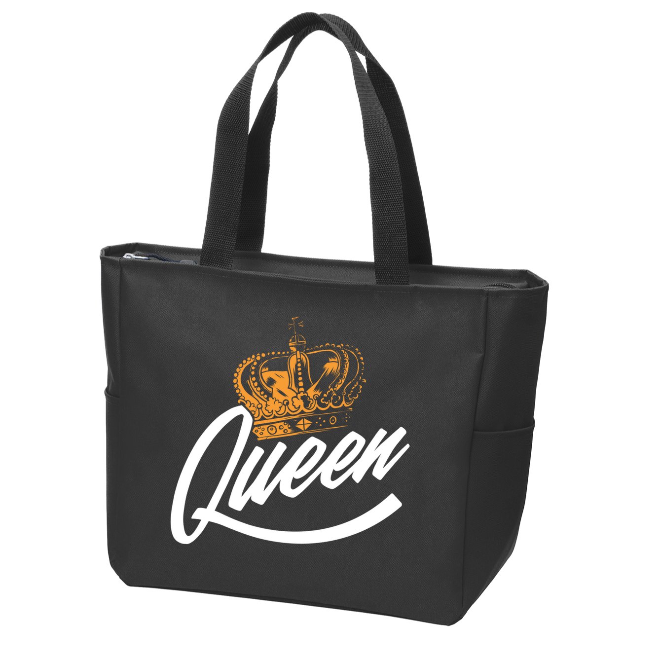 Queen Gold Crown  Zip Tote Bag