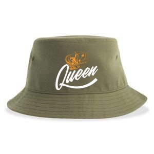 Queen Gold Crown  Sustainable Bucket Hat