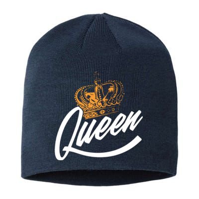 Queen Gold Crown  Sustainable Beanie