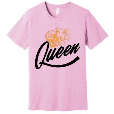 Queen Gold Crown  Premium T-Shirt