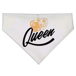 Queen Gold Crown  USA-Made Doggie Bandana