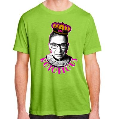 Queen Notorious RBG Ruth Bader Ginsburg Tribute Adult ChromaSoft Performance T-Shirt