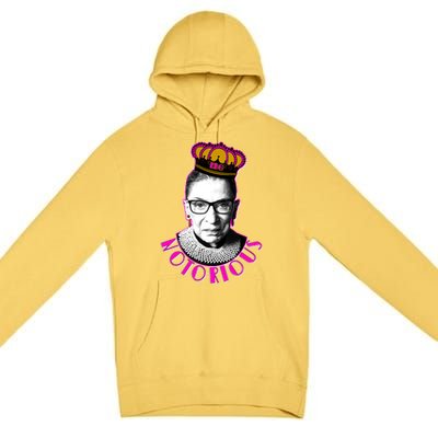 Queen Notorious RBG Ruth Bader Ginsburg Tribute Premium Pullover Hoodie