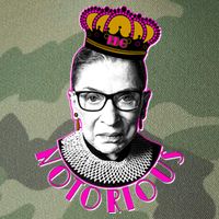 Queen Notorious RBG Ruth Bader Ginsburg Tribute Legacy Tie Dye Trucker Hat