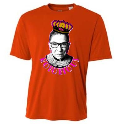 Queen Notorious RBG Ruth Bader Ginsburg Tribute Cooling Performance Crew T-Shirt