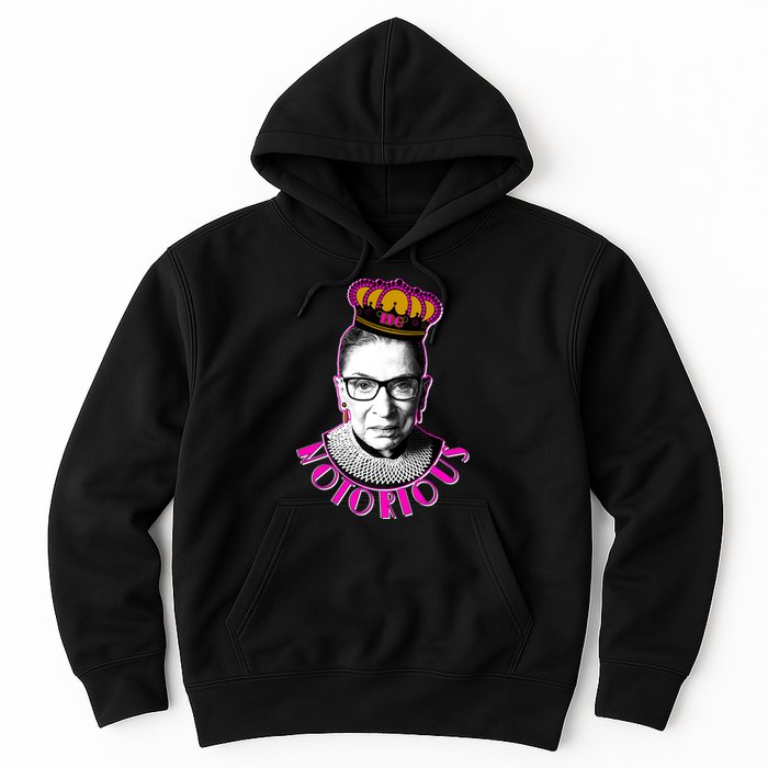 Queen Notorious RBG Ruth Bader Ginsburg Tribute Hoodie