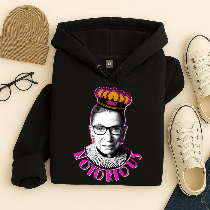 Queen Notorious RBG Ruth Bader Ginsburg Tribute Hoodie